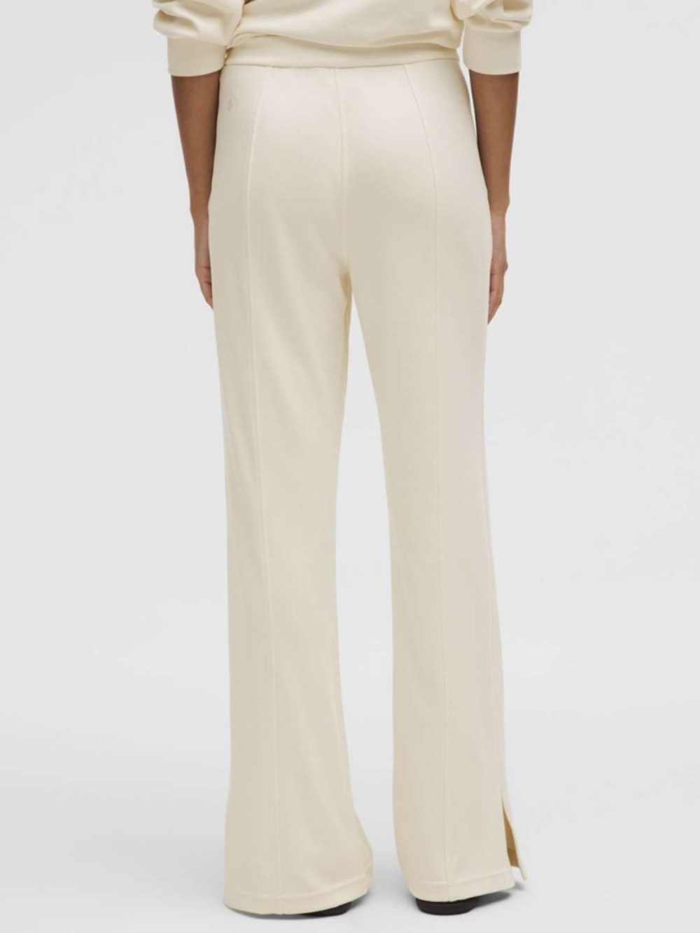 Lululemon Softstreme High-Rise Wide-Leg Pique Pant Regular Light Ivory - Picture 2 of 6